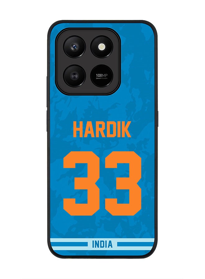 For Honor X7d 4G / X7d 5G / 400 Smart Case,Slim fit Camera Protection, Shockproof Thin Phone cover  - India Hardik Pandya, Jersey No 33